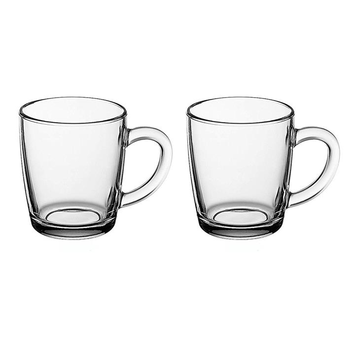 ماگ پاشاباغچه مدل بیسیک کد 55531 بسته دو عددی Pasabahce Handled Mug Basic 55531 Pack of 2